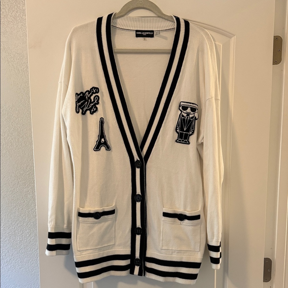 Karl Lagerfeld White & Black love From Paris